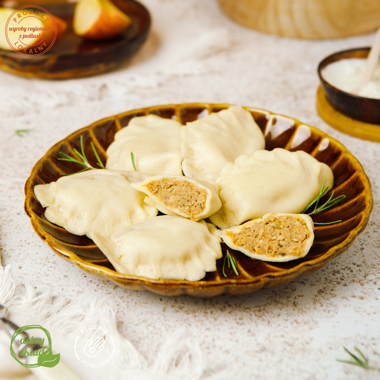 Pierogi z Kaczką (320 gram) (Świeżo mrożone)